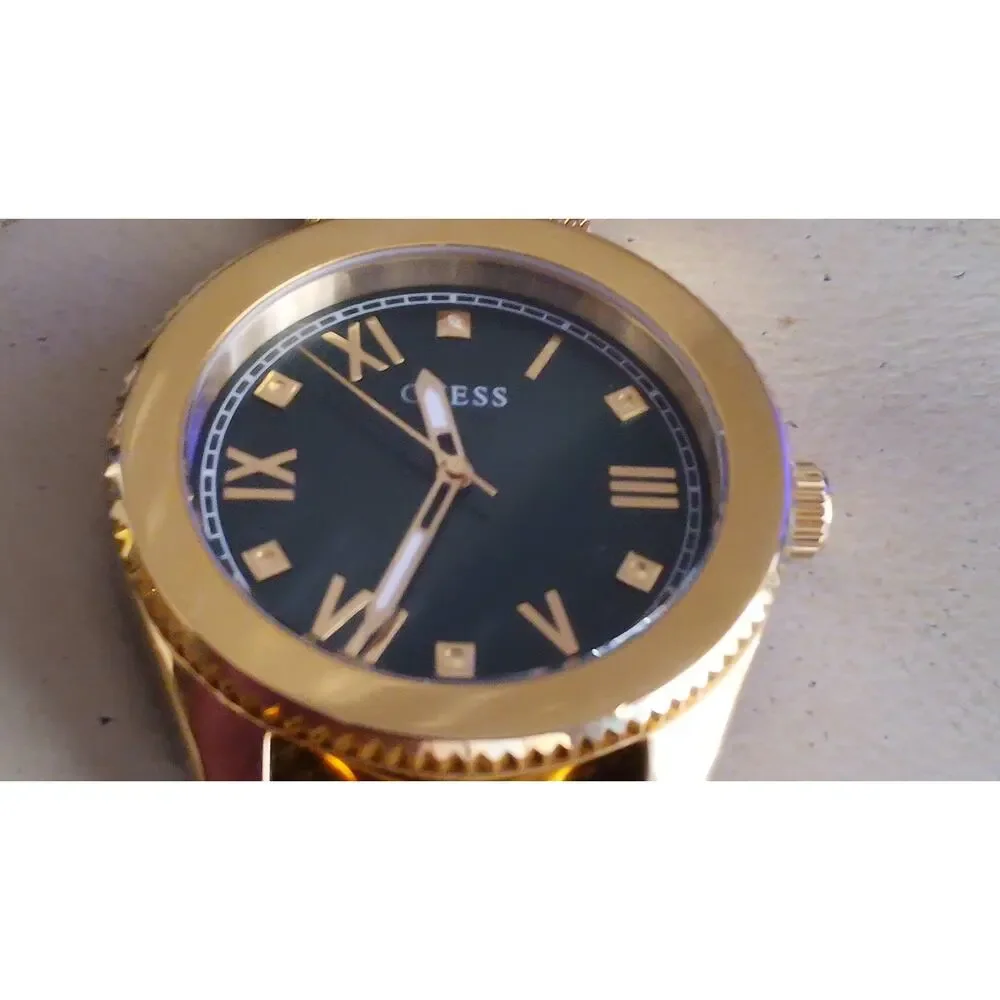 Guess Men’s Watch Stainless Steel Quartz Diamond Accent‎ Analog Wristwatch